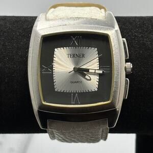 Silver mens terner watch